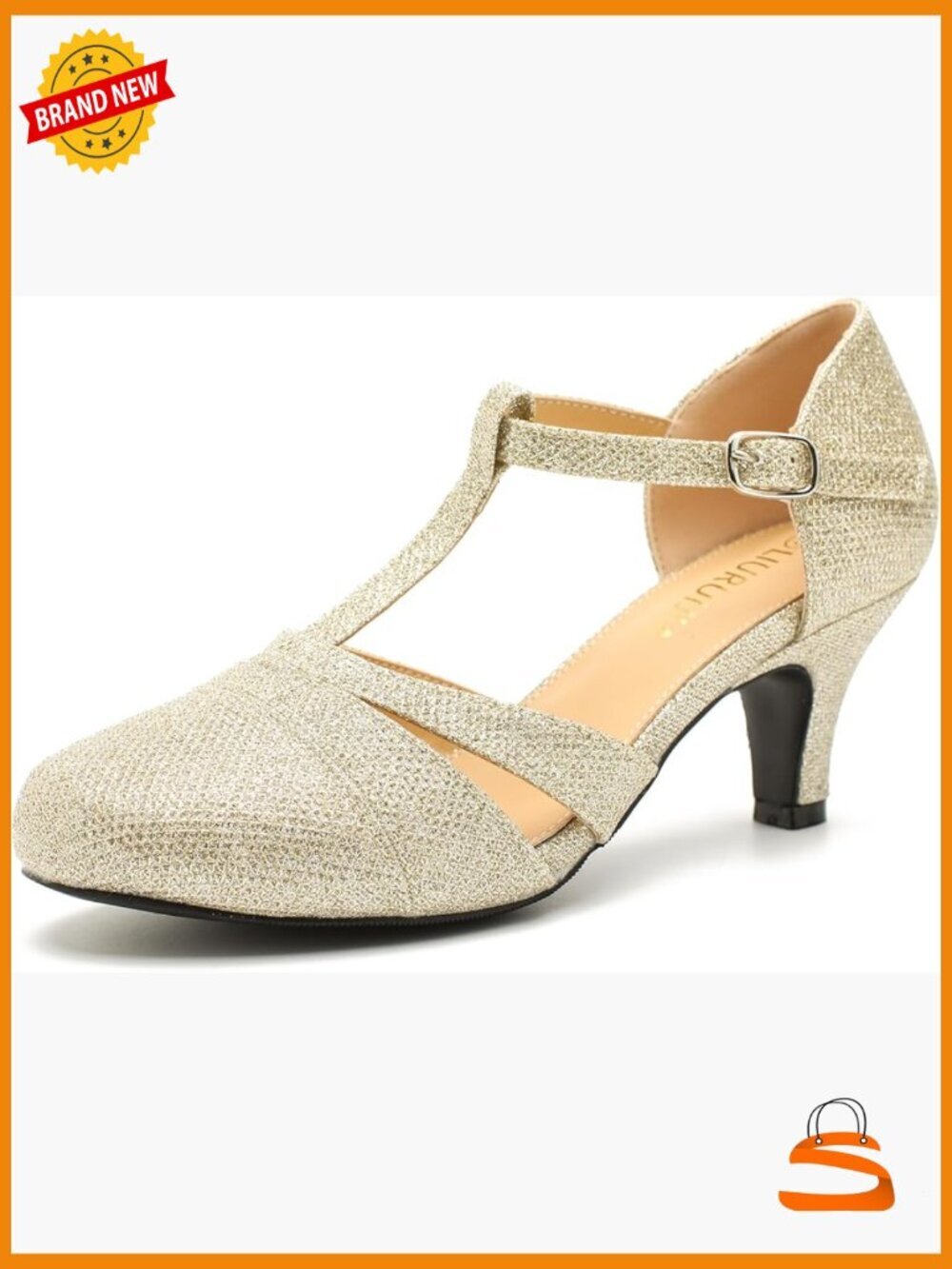 Women's Vintage T-Strap Mary Jane Pumps Kitten Heels Dress Shoes